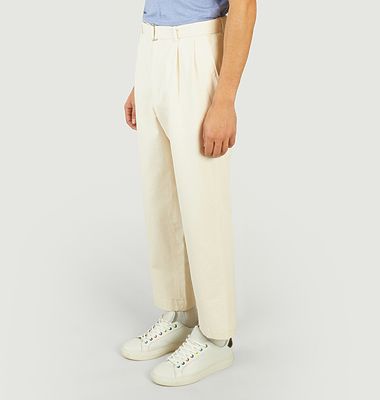 Pantalon chino en twill de coton bio Luigi