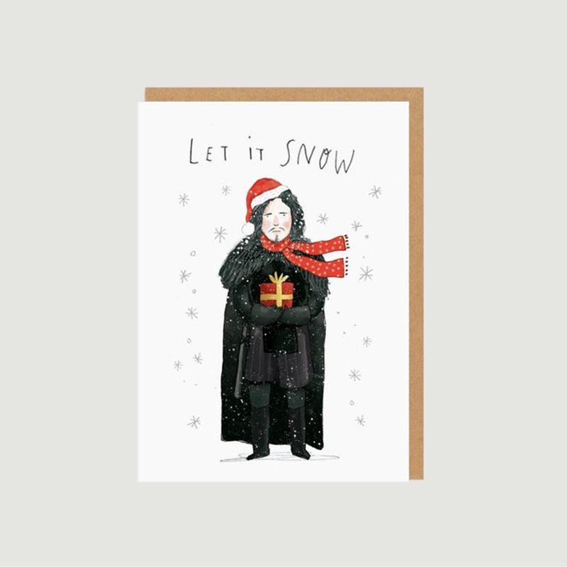Let it Snow John Snow Card - OHH DEER
