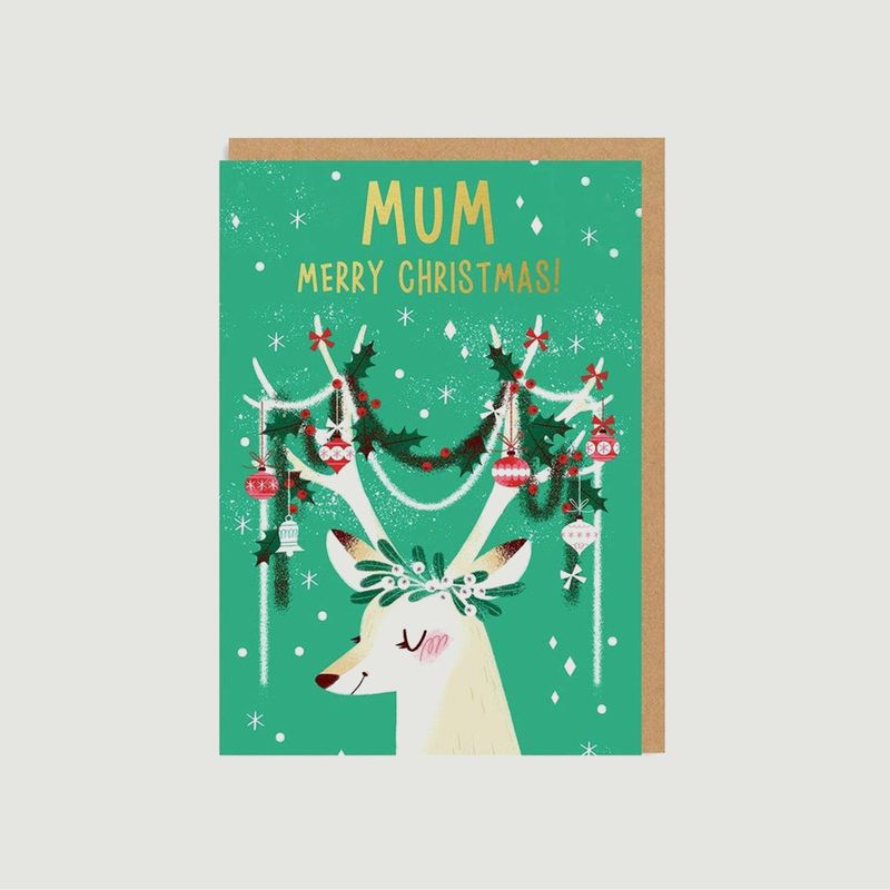 Antlers Festive Card - OHH DEER
