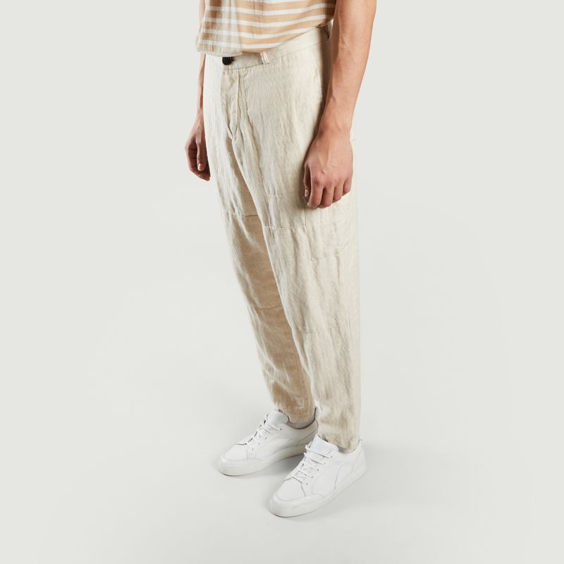 Sale Linen and cotton Judo pants Off 