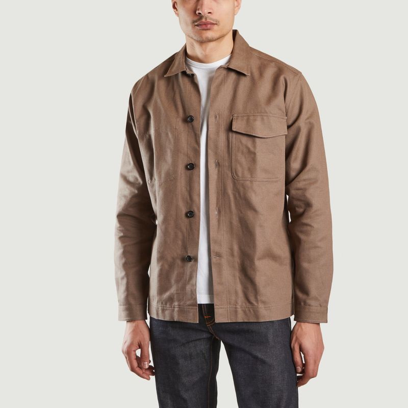 Avery organic cotton overshirt Smog Oliver Spencer | L’Exception