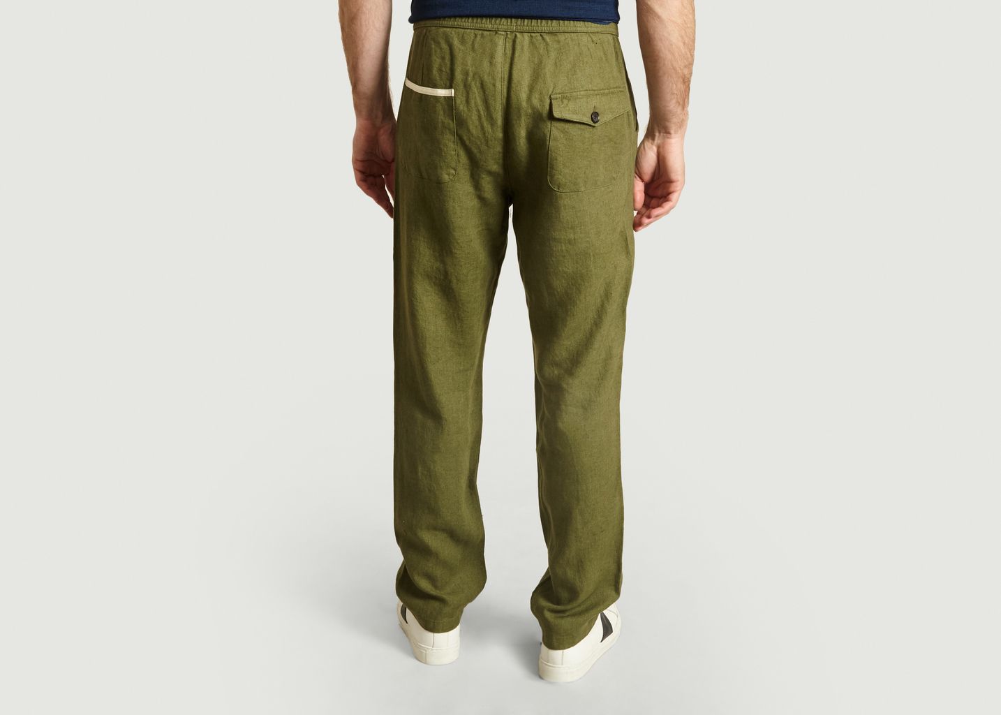 Drawstring trouser Khaki Oliver Spencer 