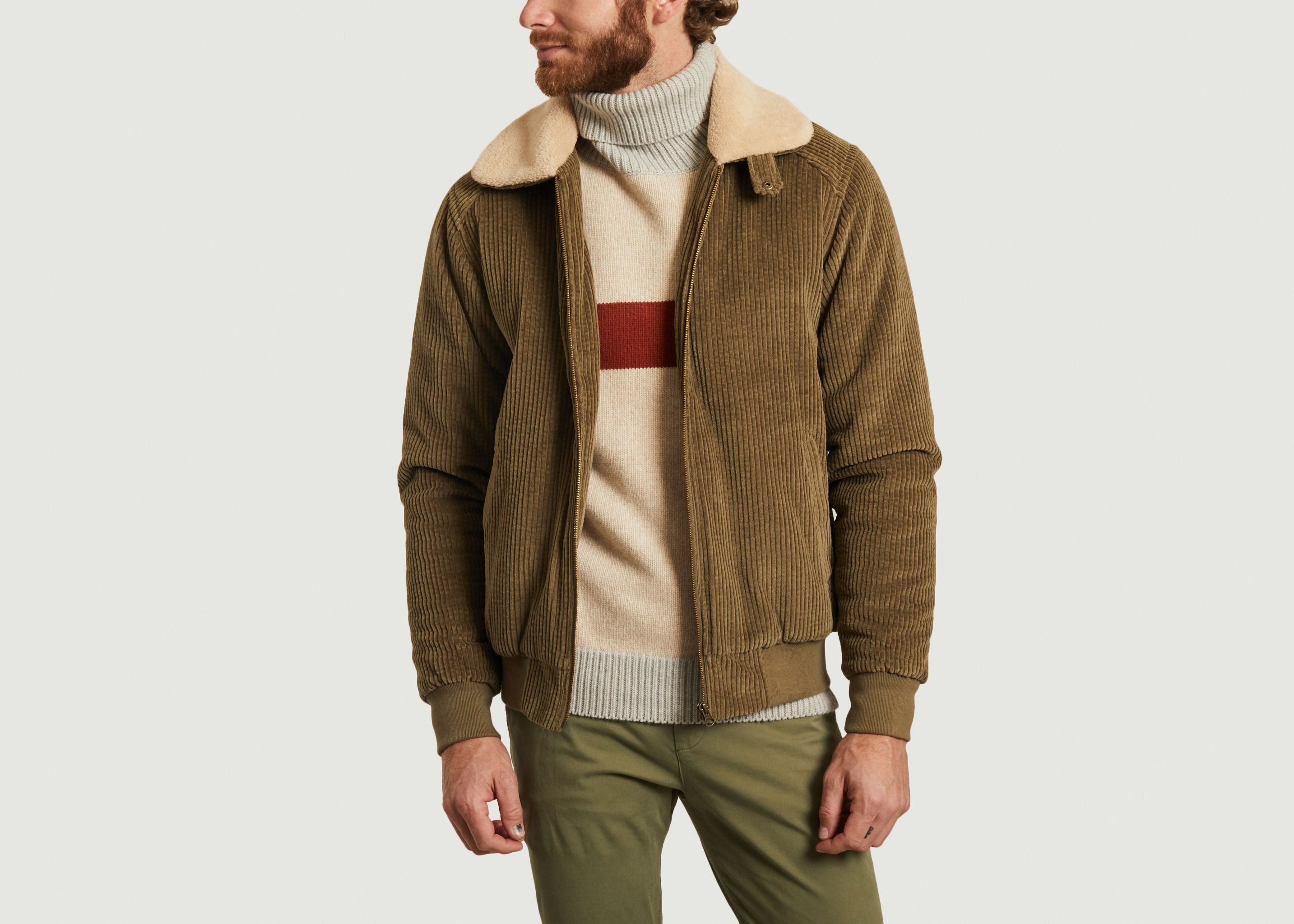 Wander corduroy jacket with faux-fur collar - Olow