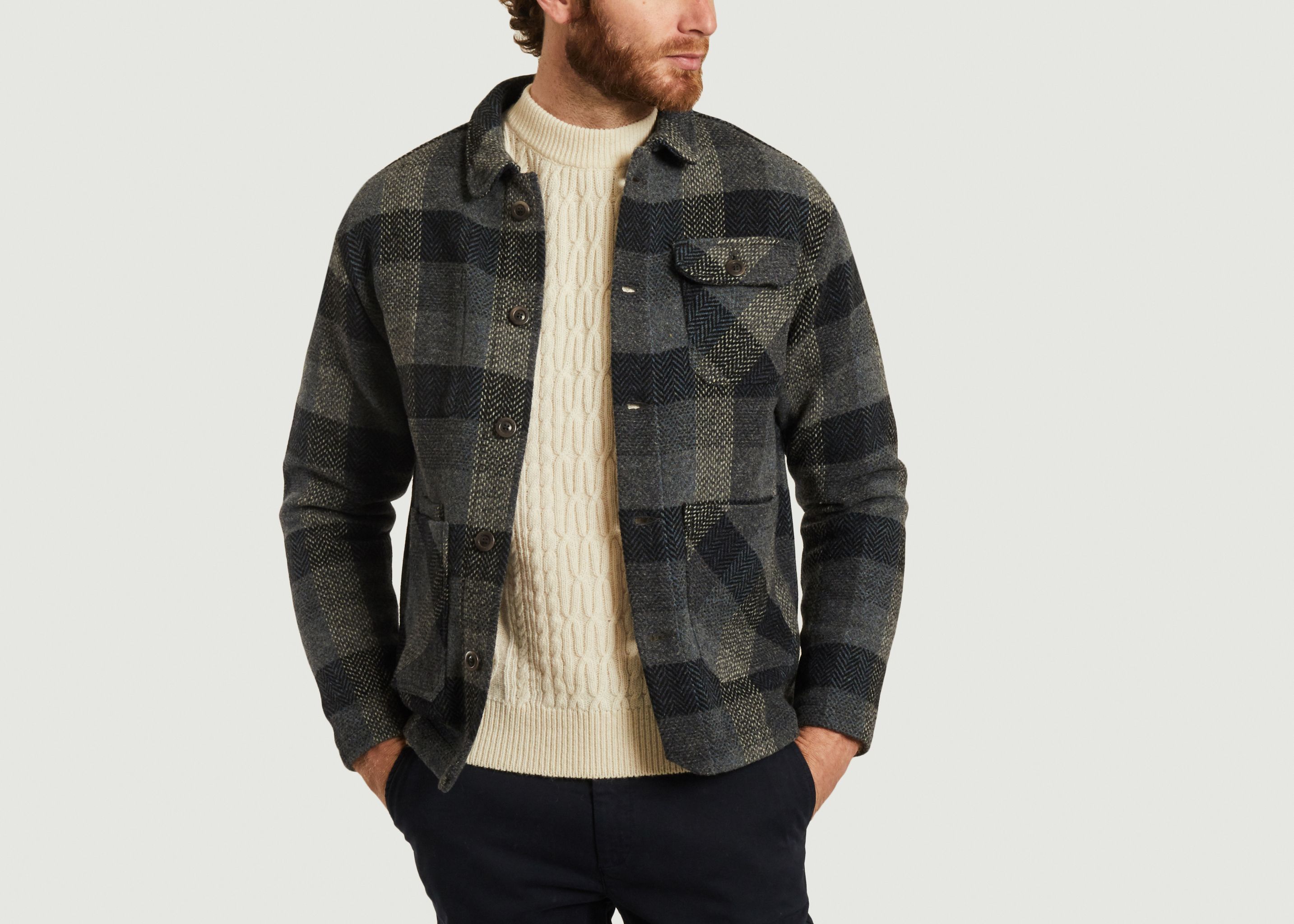 1981 check wool jacket - Olow