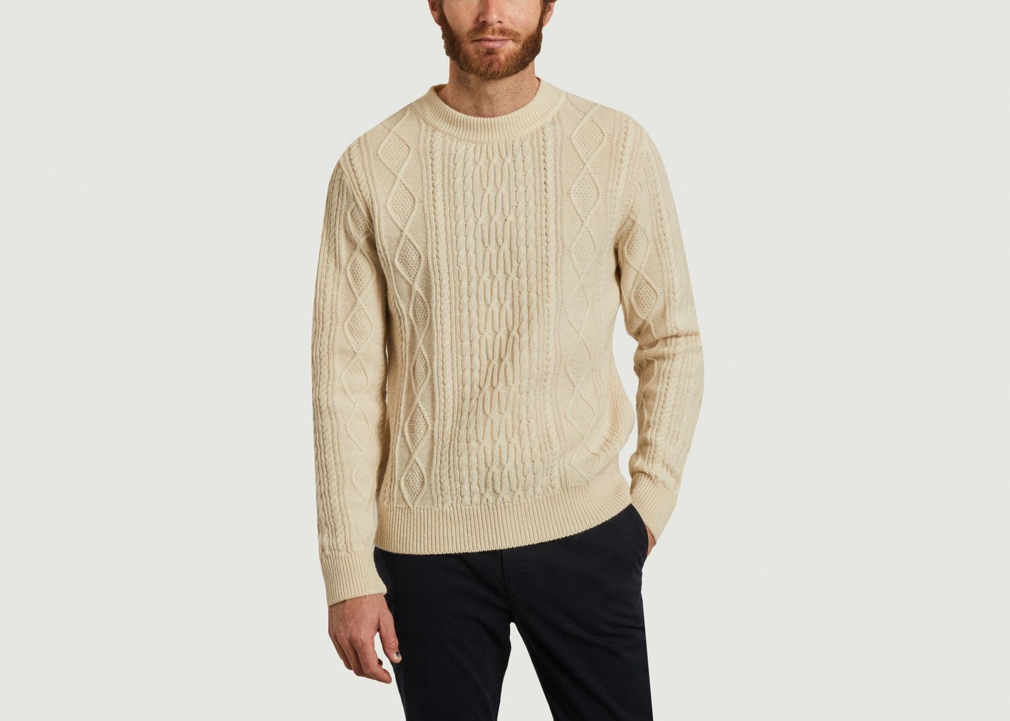 Yard cable knit sweater - Olow