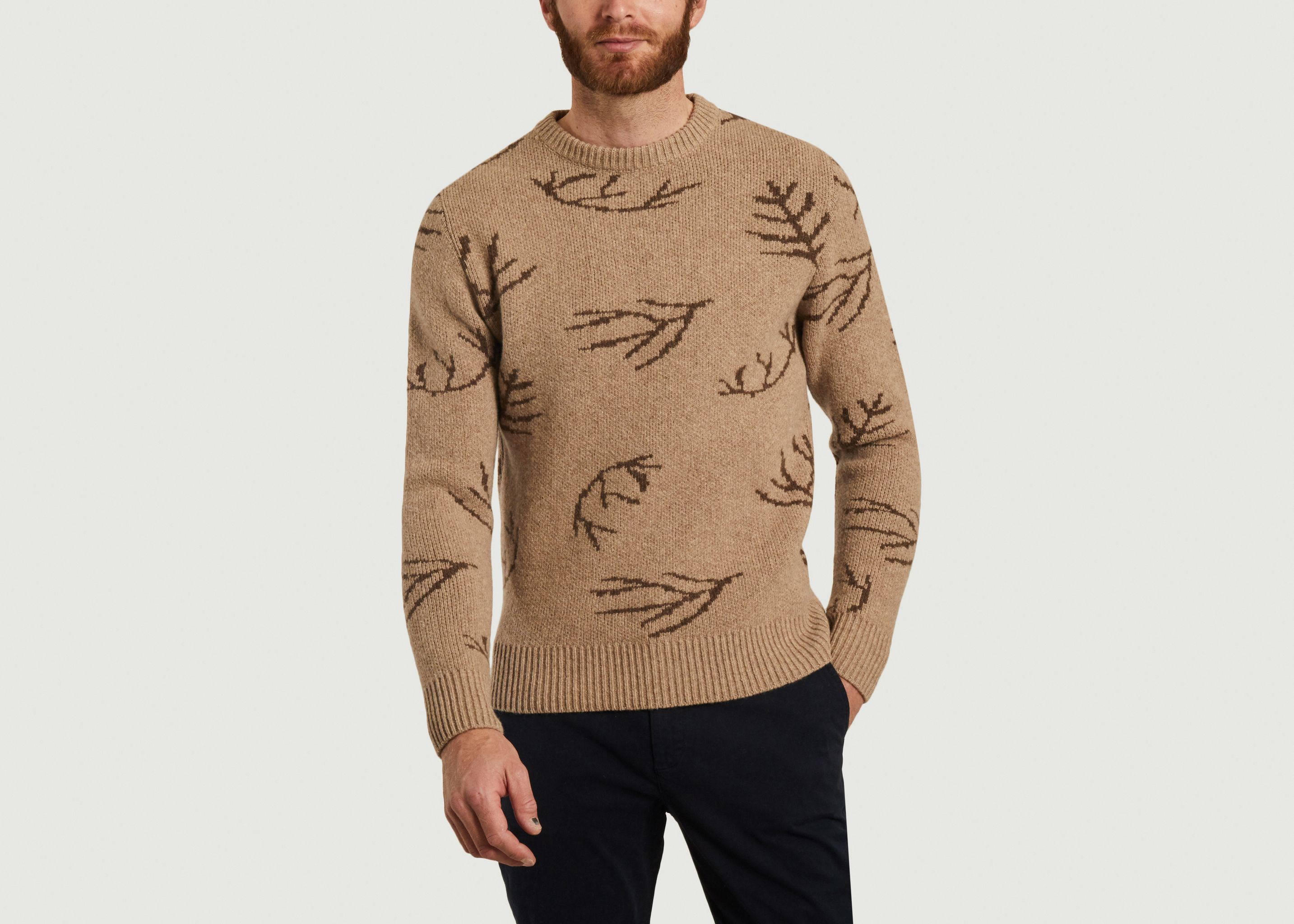Coraux patterned jacquard sweater - Olow