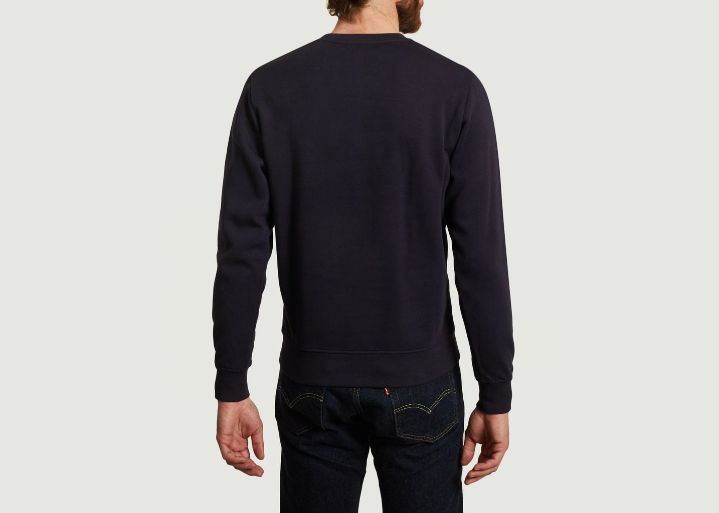 Sweatshirt en coton bio avec broderie Colorful Fish - Olow