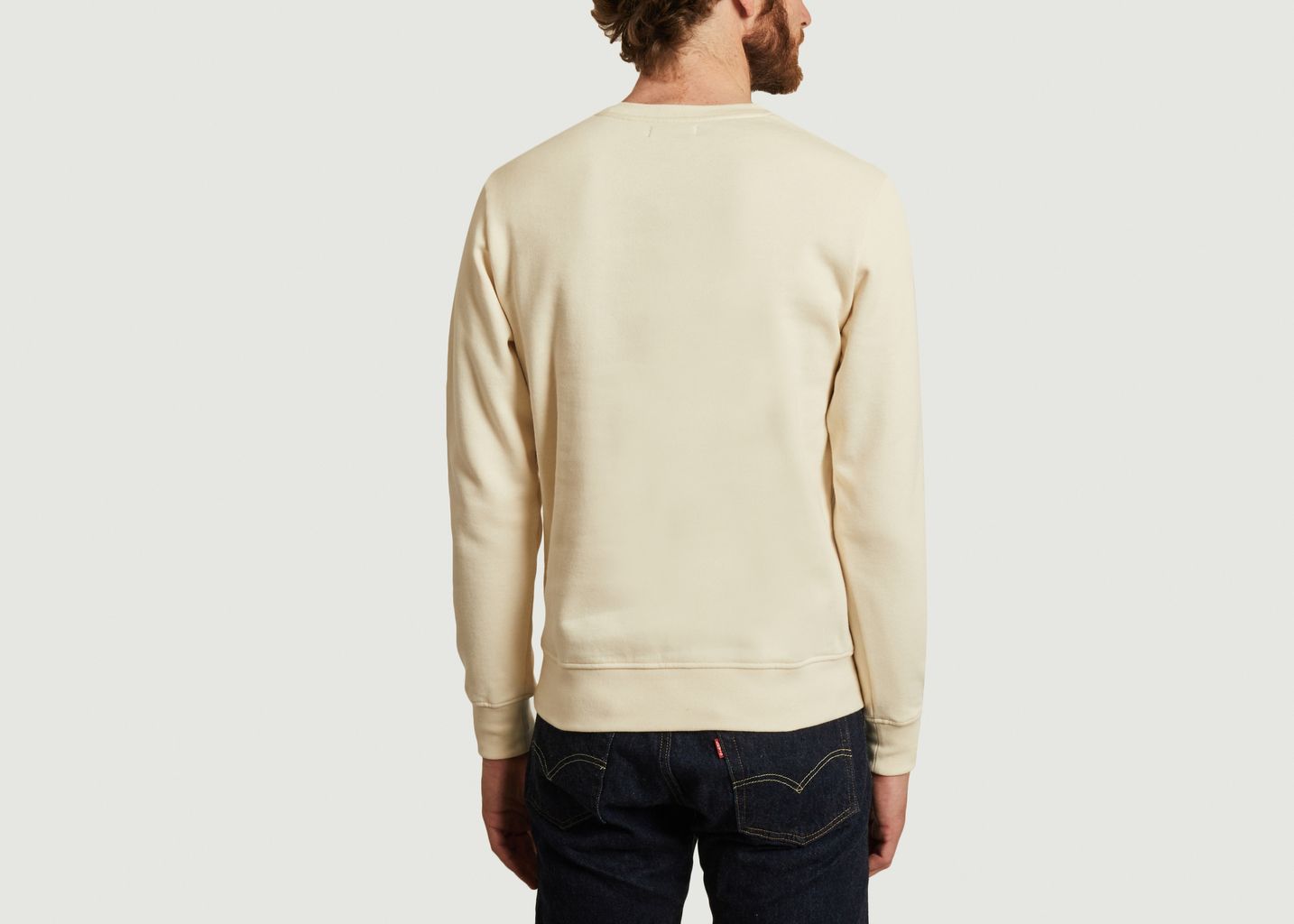 Sweatshirt en coton bio avec broderie Hug - Olow