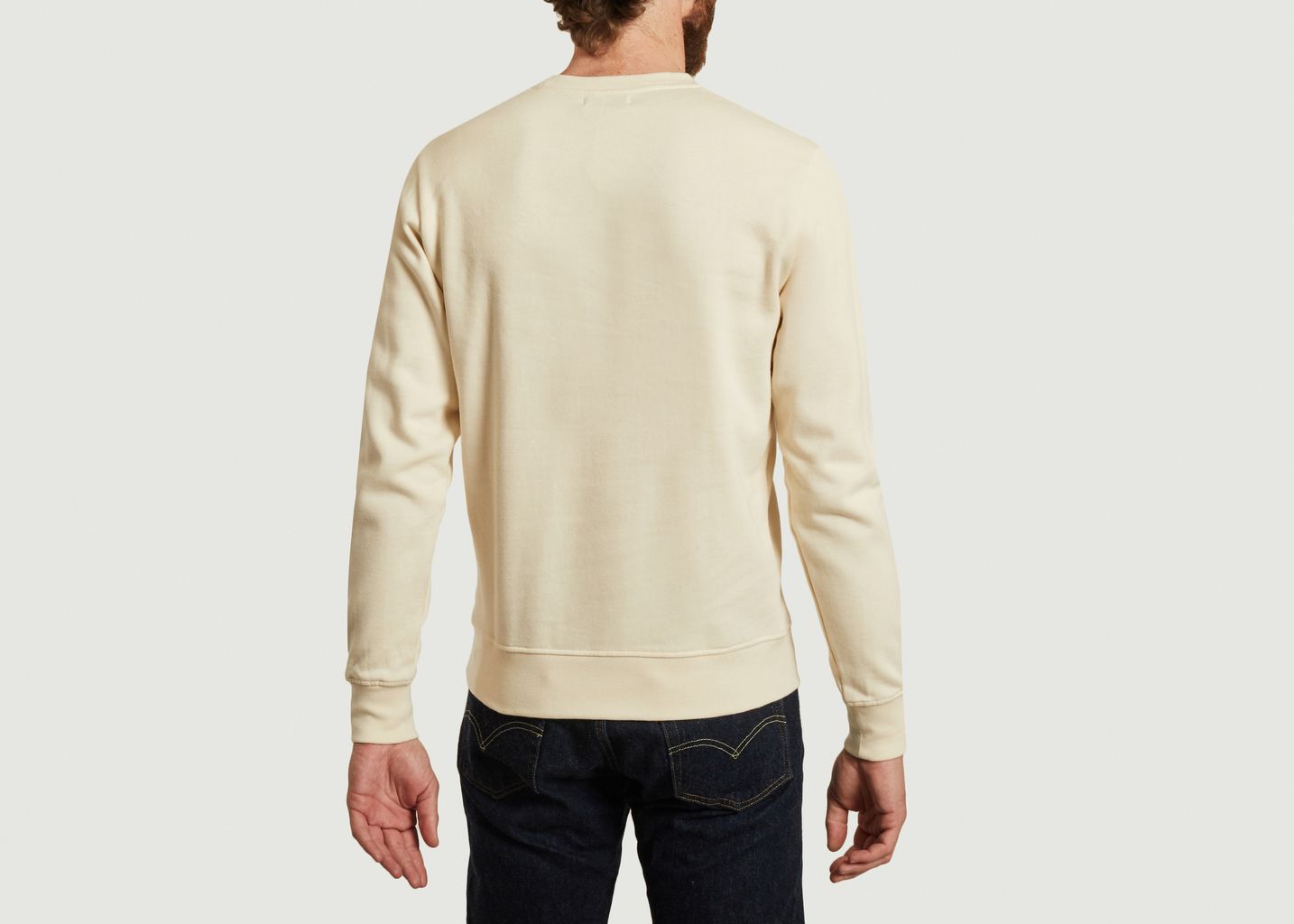 Sweatshirt en coton bio avec broderie Monstera - Olow