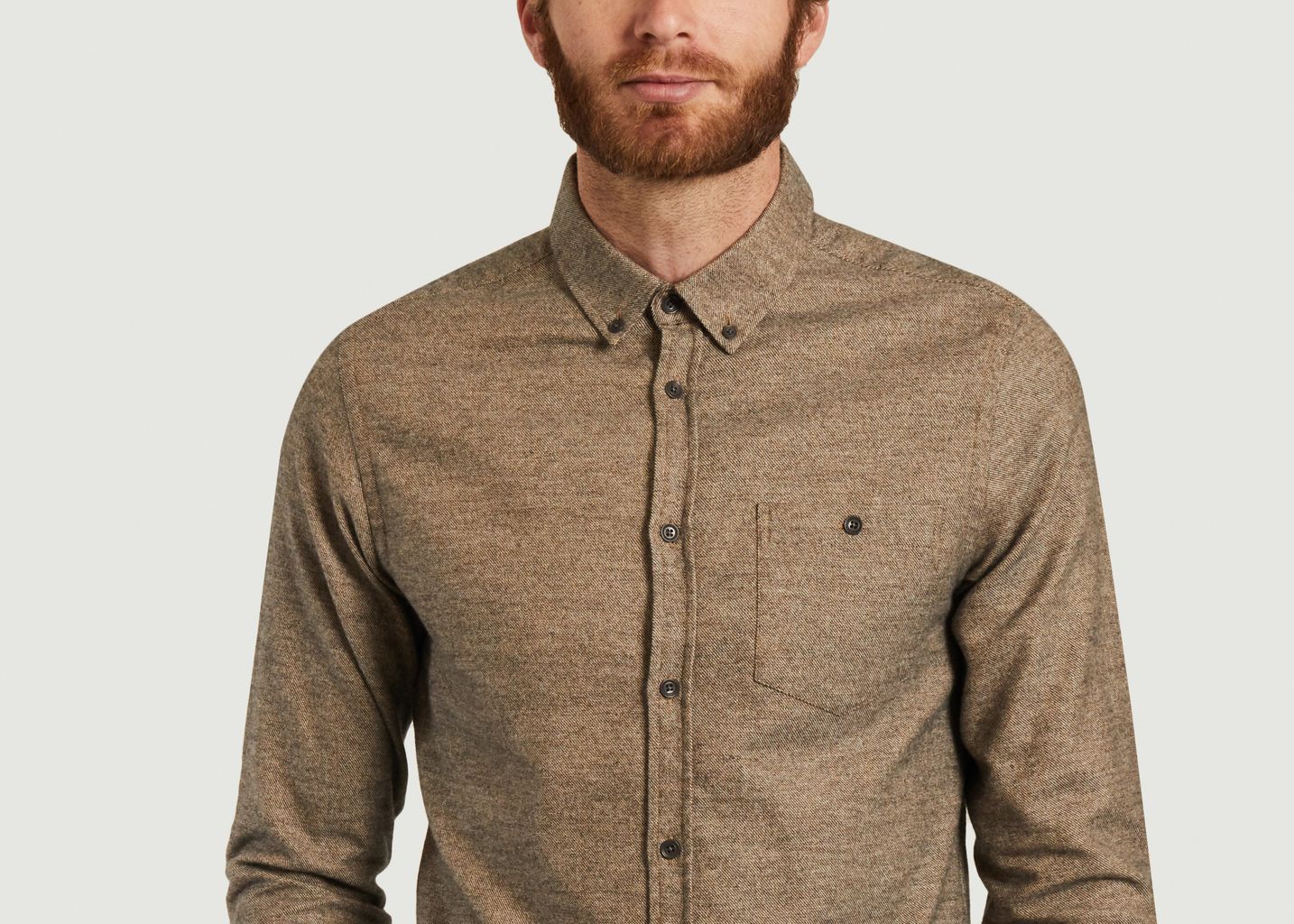 Gaspé cotton flannel shirt - Olow