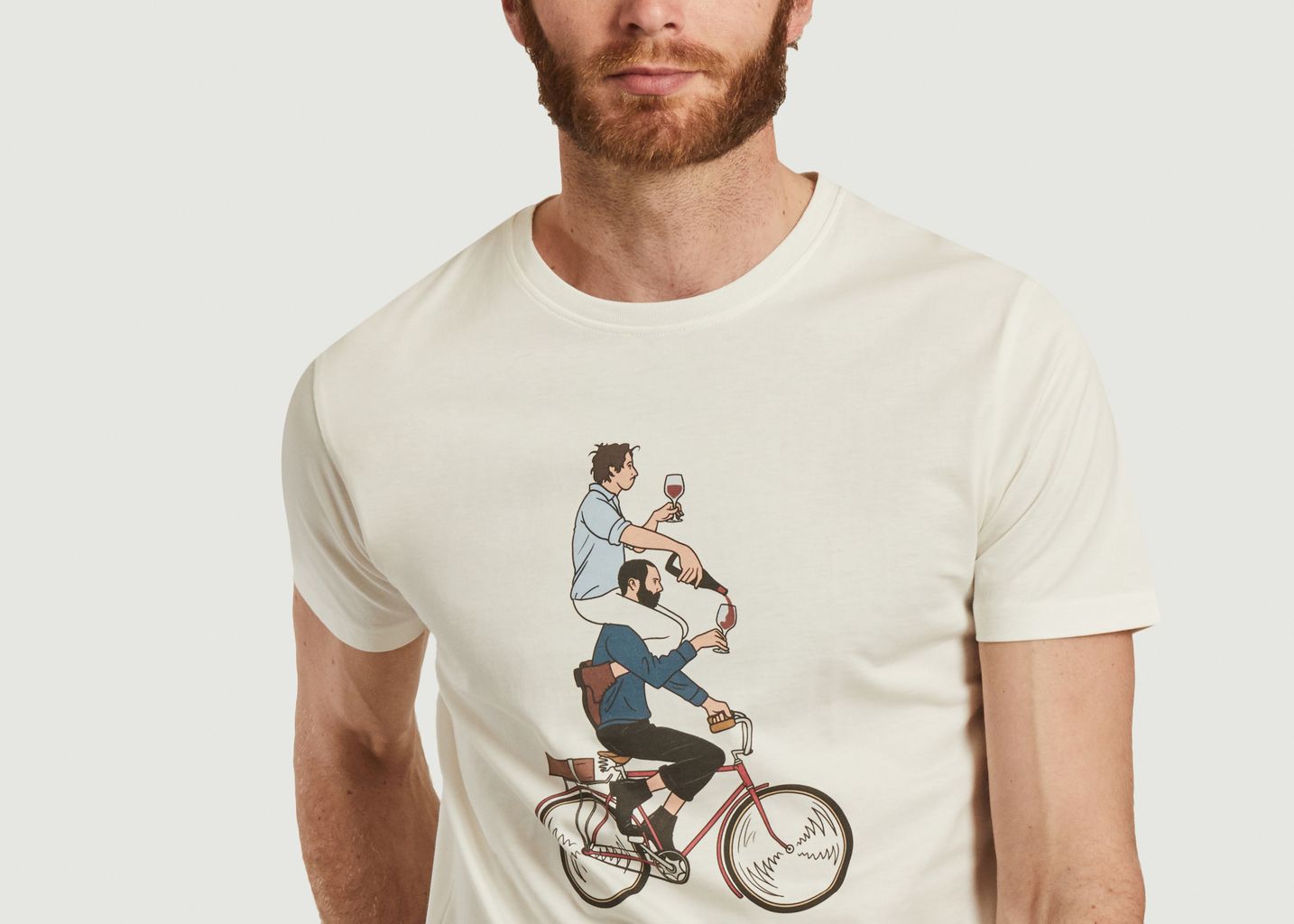 Cyclapero T-Shirt aus Bio-Baumwolle bedruckt - Olow