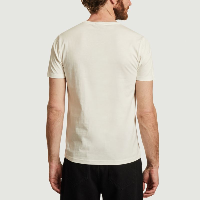 T-shirt en coton bio avec poche et imprimé Mamy - Olow
