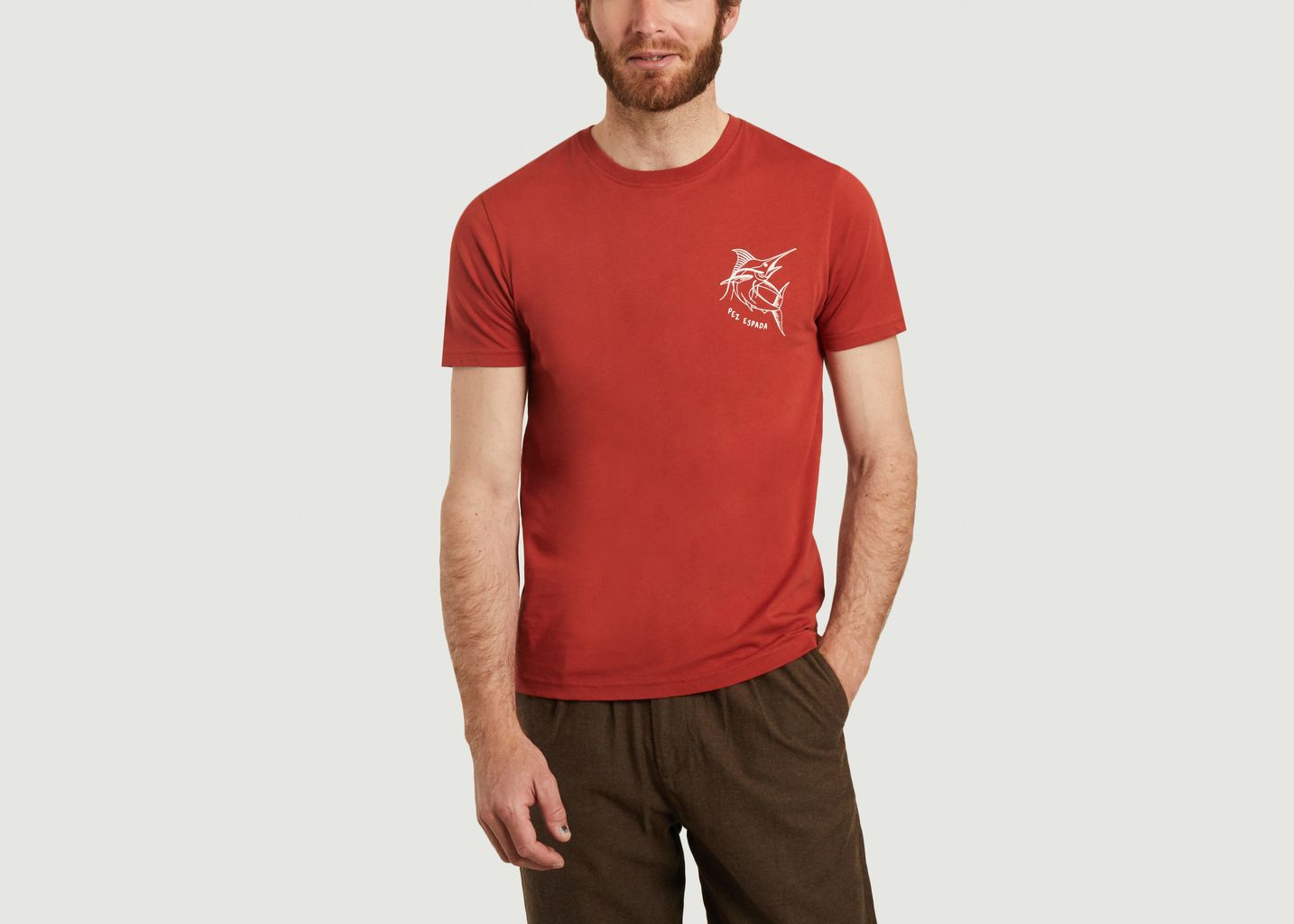 T-shirt en coton bio Pez Espada - Olow