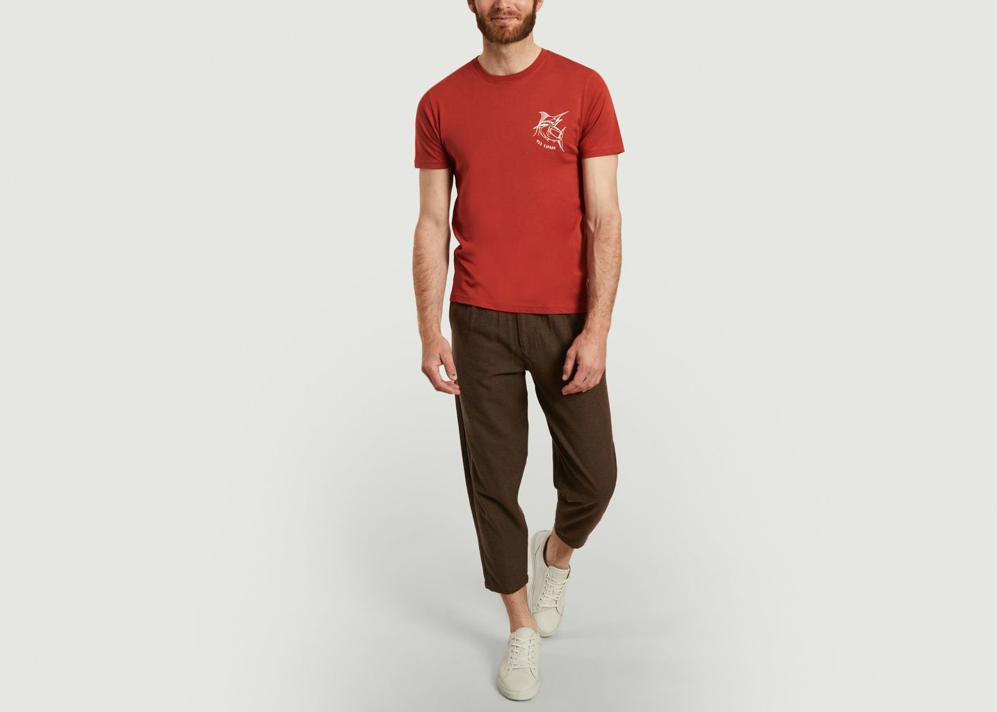Pantalon en coton et laine 7/8e Swing - Olow