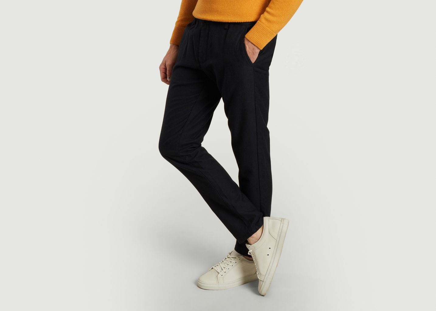 Pantalon chino en coton et laine - Olow
