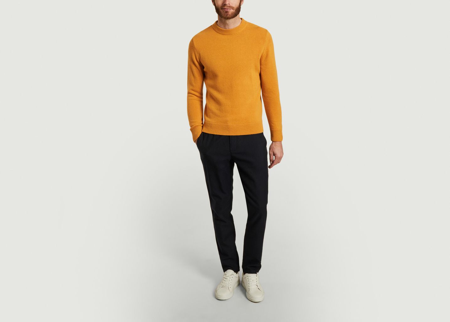 Pantalon chino en coton et laine - Olow