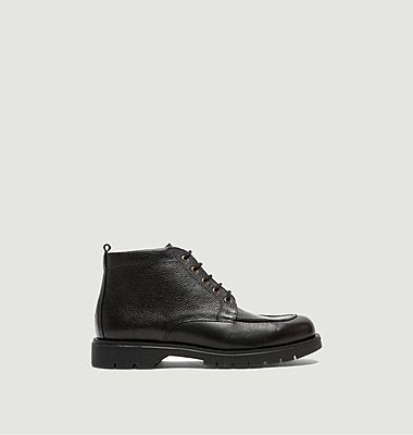 Olow x Kleman Olan hohe Derbies aus Leder