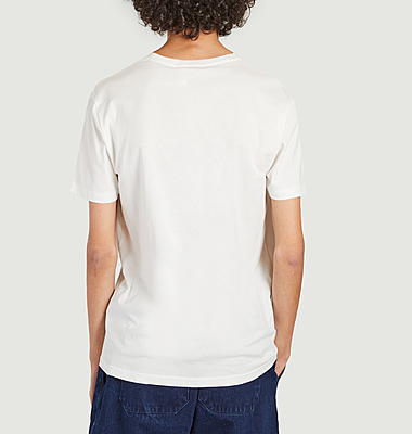 T-shirt Claquette Chaussette en coton bio broderie Elsa Martino