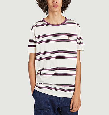 Screech organic cotton striped T-shirt