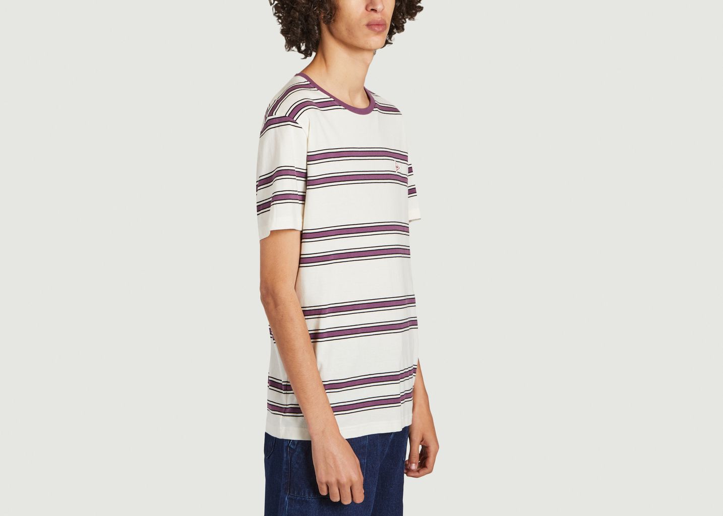 Screech organic cotton striped T-shirt - Olow