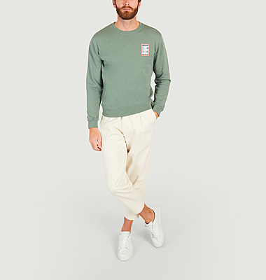 Sweatshirt avec broderie Laze Olow x Stereoplastika