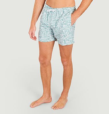 Sumba print swim shorts