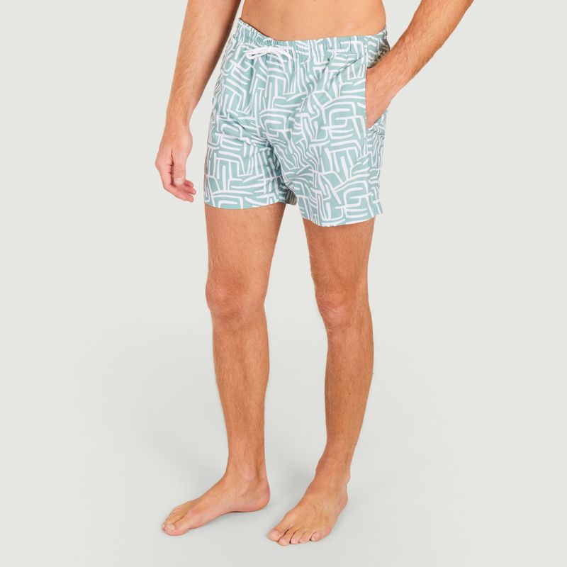 Sumba print swim shorts - Olow