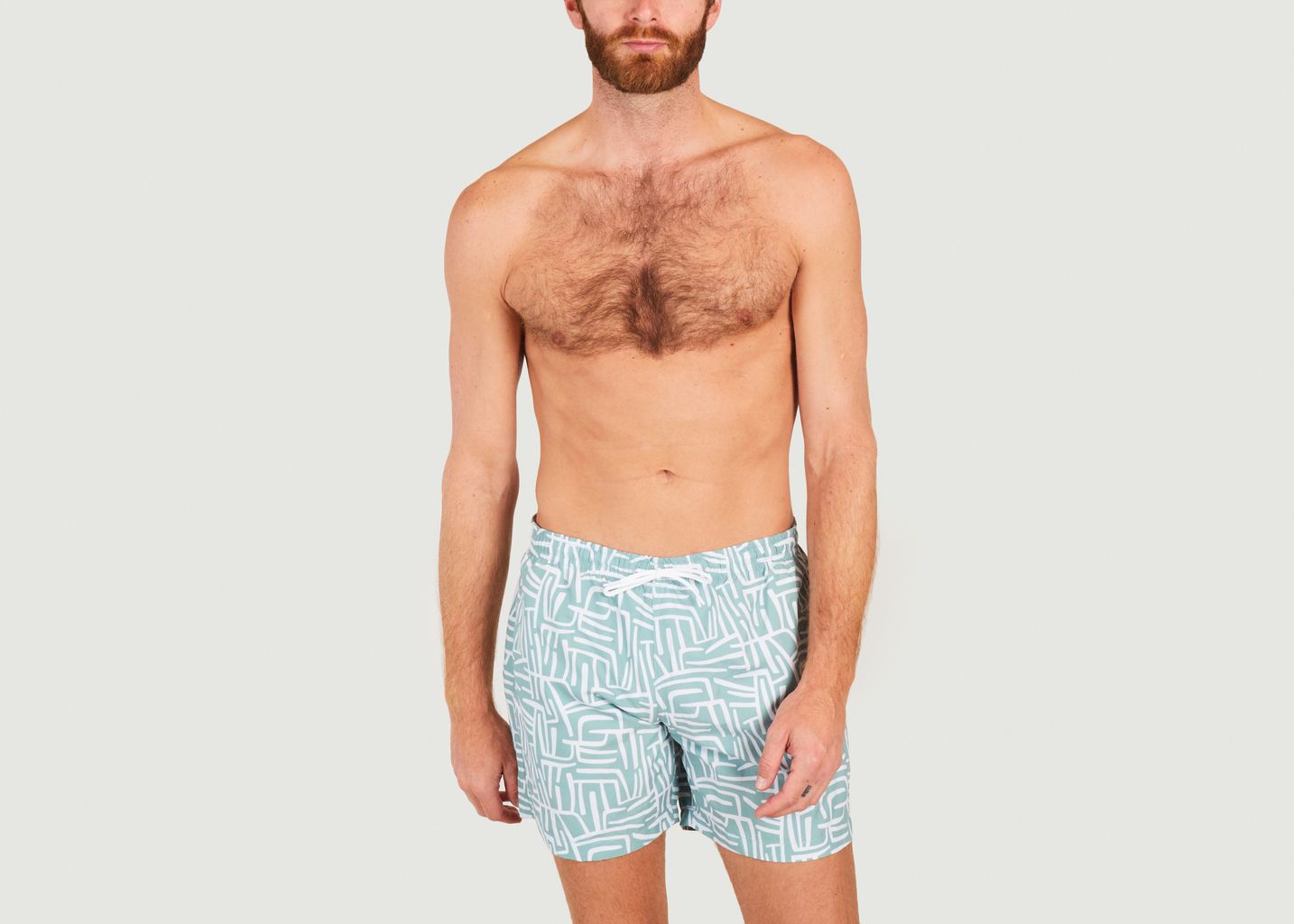 Sumba print swim shorts - Olow