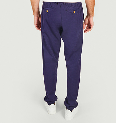 Pantalon chino coupe droite en coton bio