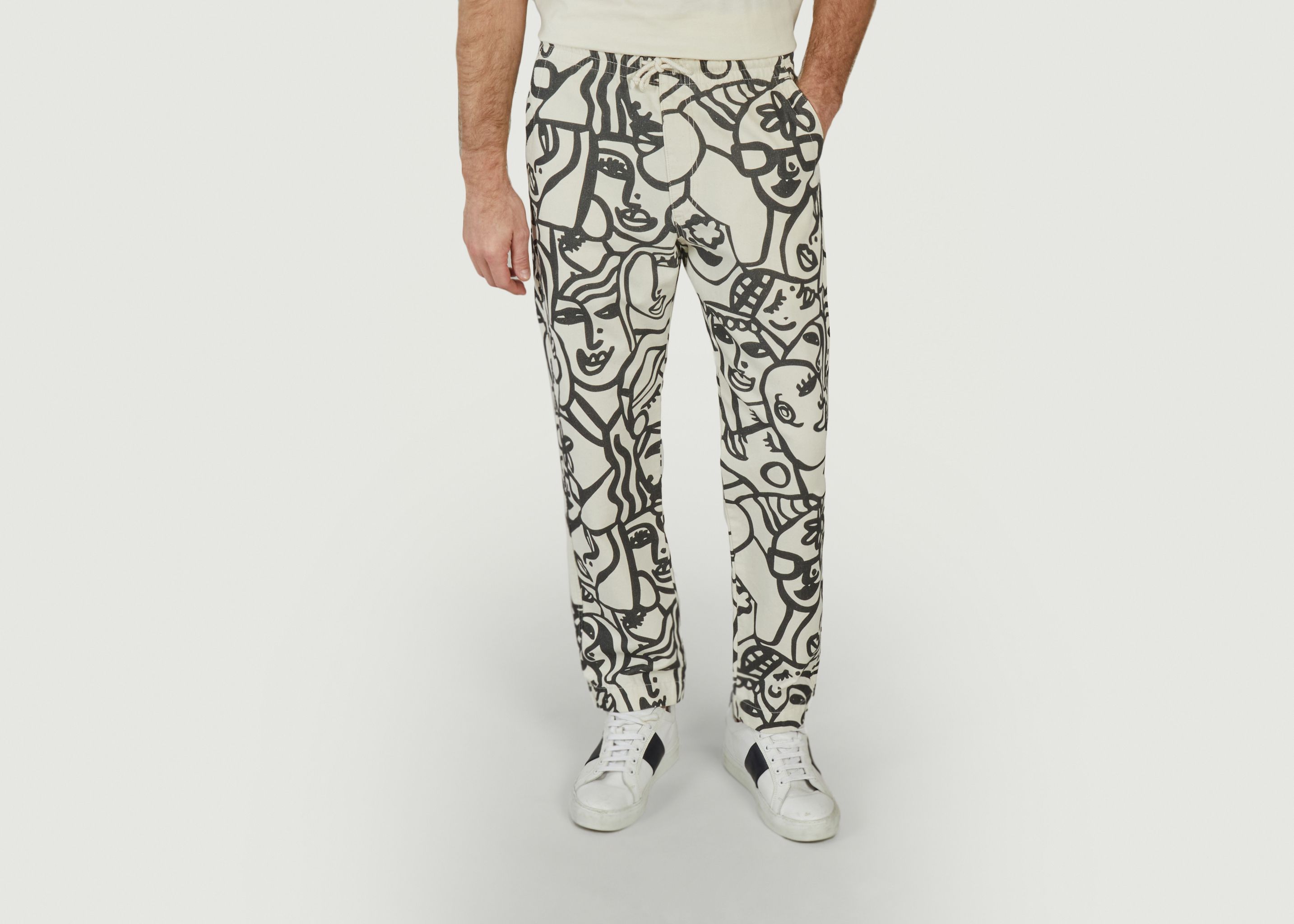 Ovada x Twotma face print pants - Olow