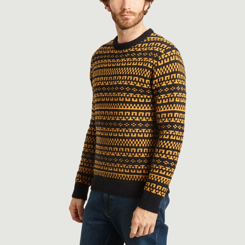 Random jacquard pattern sweater - Olow