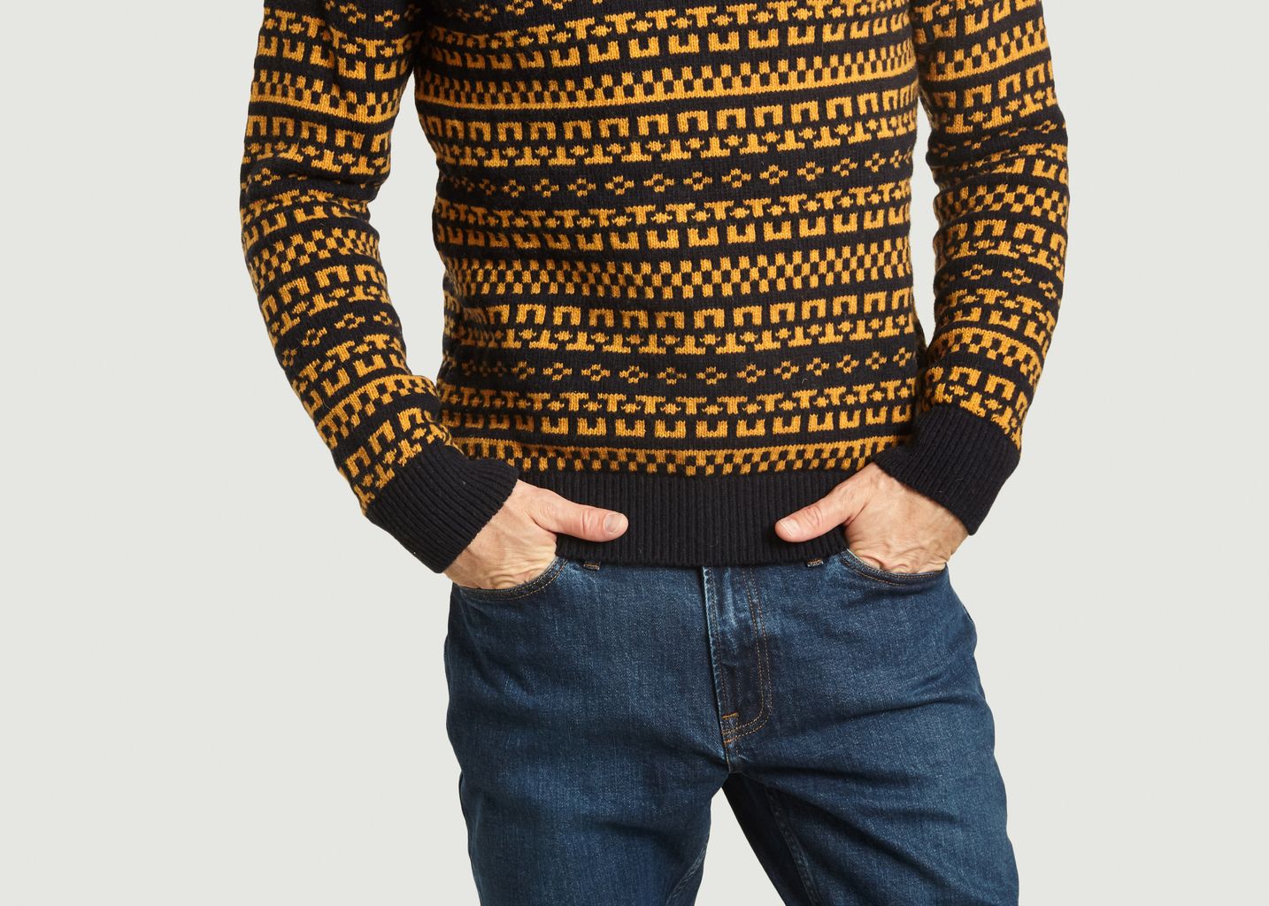 Random jacquard pattern sweater - Olow