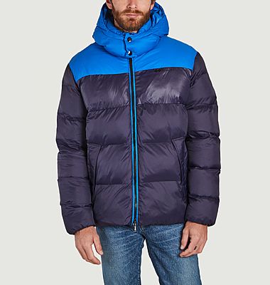 Short two-tone down jacket 5992