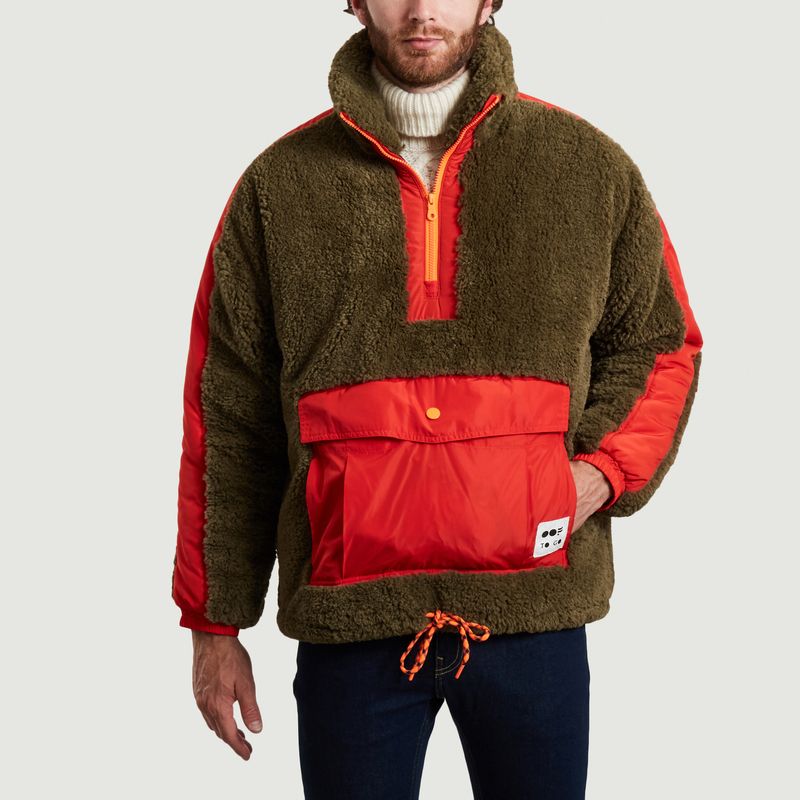 5018 oversize sweatshirt in faux fur foam - OOF WEAR