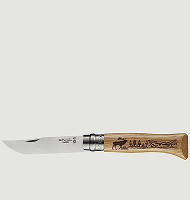 Knife N°8 Engraving Deer