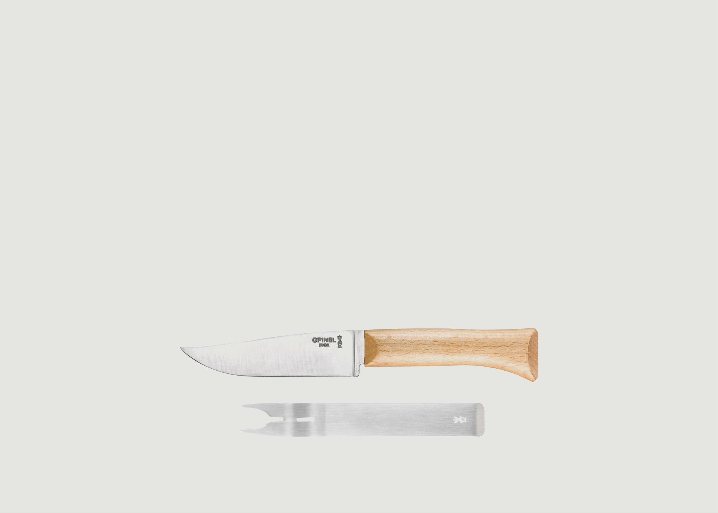 Cheese knife and fork - Opinel