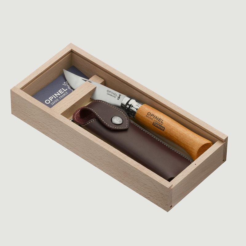 N°8 Carbon Knife and Case - Opinel