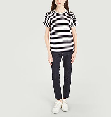 Striped organic cotton T-shirt