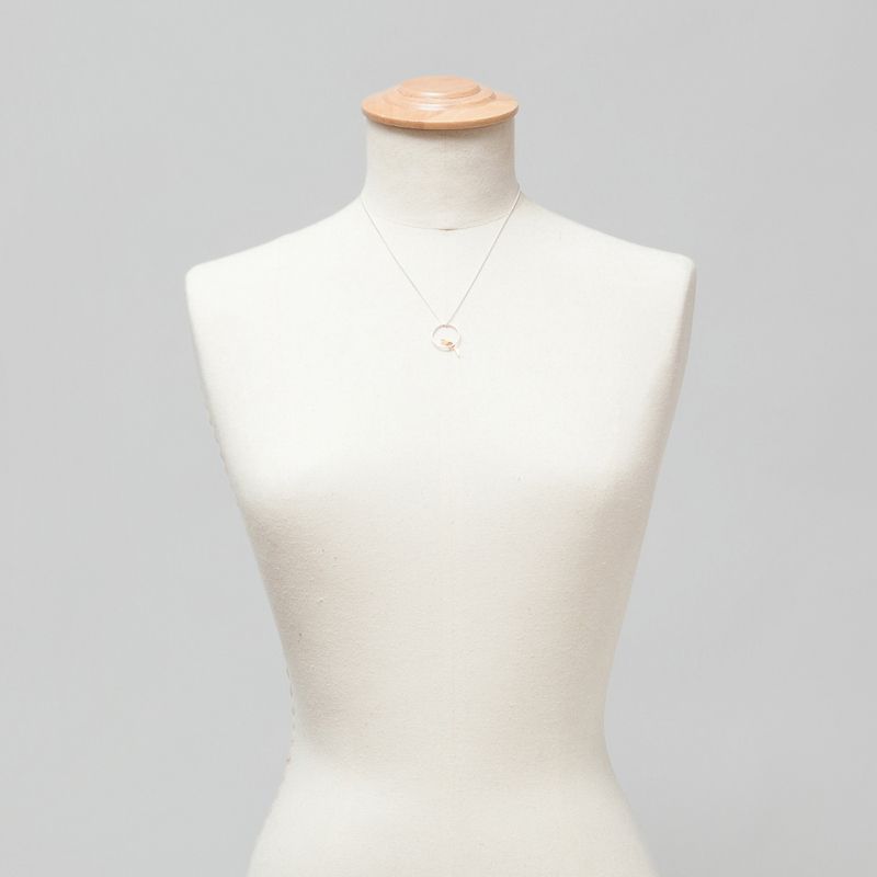 Collier Cercle Perroquet Origami - Origami Jewellery