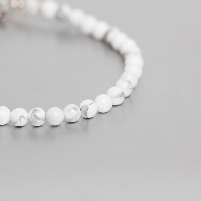 Bracelet Howlite Fin - Orner