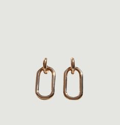 Boucles d'oreilles laiton plaqué or Beaumont Small