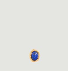 Boucle d'oreille Lapis Nugget Earring