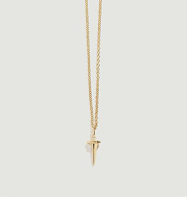 Gold necklace Dagger XS