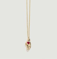 Heart in Hand Gold Necklace