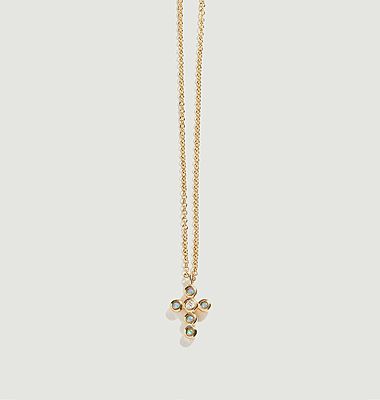 Gold necklace cross xs