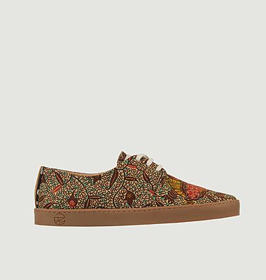 Sneakers en toile wax Luanda