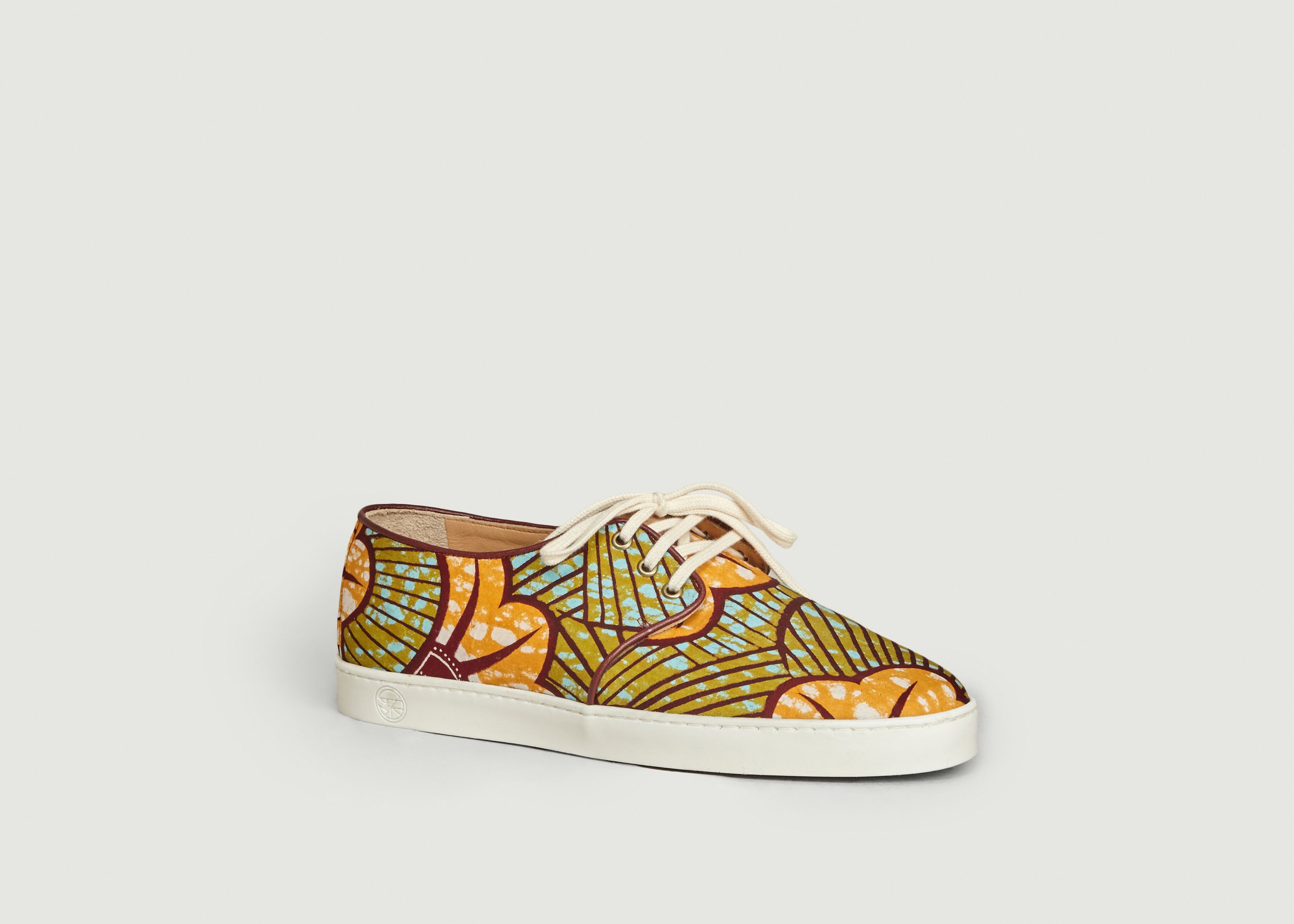 Sneakers en toile wax Constantine - Panafrica
