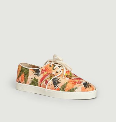 Sneakers en toile wax Libreville