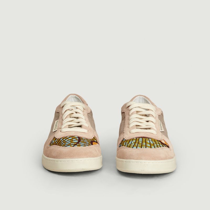 Sneakers en daim et toile Sahara - Panafrica