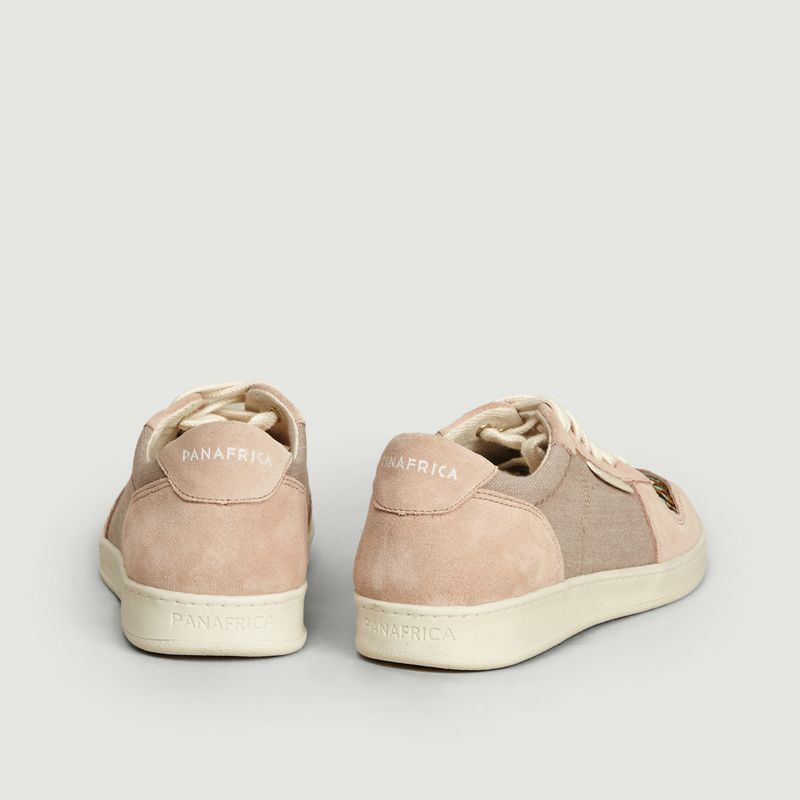 Sneakers en daim et toile Sahara - Panafrica